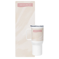 Beige Cloud Flow Bundle – Premium Yoga & Pilates Mat with Matching Tumbler